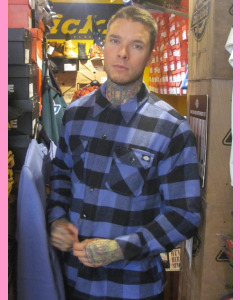Dusted Lilac Dickies Sacramento Flannel Shirt