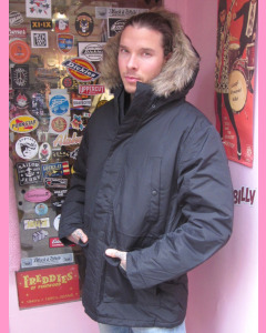 Black Dickies Curtis Parka Jacket