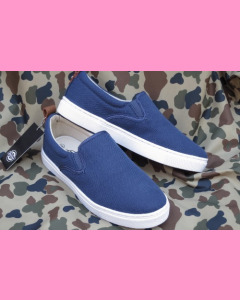 Navy Blue Dickies Kansas Slip On Shoes