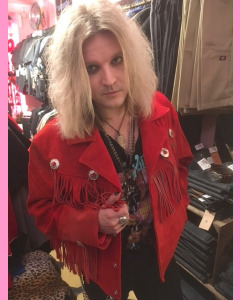 Red Suede Fringe Jacket