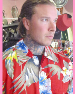 Red Montana Hawaiian Shirt