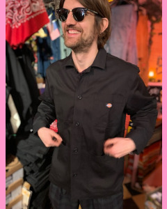 Black Dickies Funkley Military Shirt