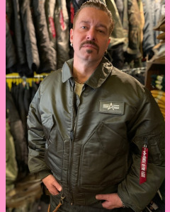 Replica Grey Alpha CWU-45 Flight Jacket