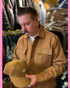 Brown Duck Dickies Duck Canvas Shacket