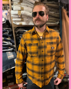 Pumpkin Spice Evansville Dickies Flannel Shirt