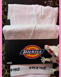 White Dickies 2 Pack Trunks