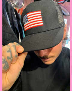 US Flag Trucker Cap