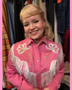 Pink Rockmount Ladies Vintage Fringe Shirt