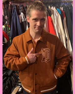 Gingerbread Dickies Union Springs varsity Jacket