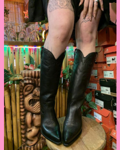 Black Texas Boots