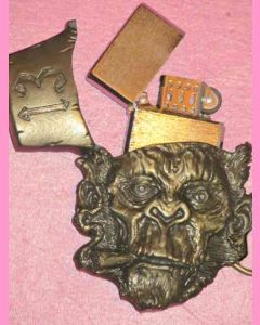 Smoking Chimp Buckle