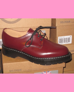 Oxblood Solovair 3 Hole Soft Cap Gibson Shoe