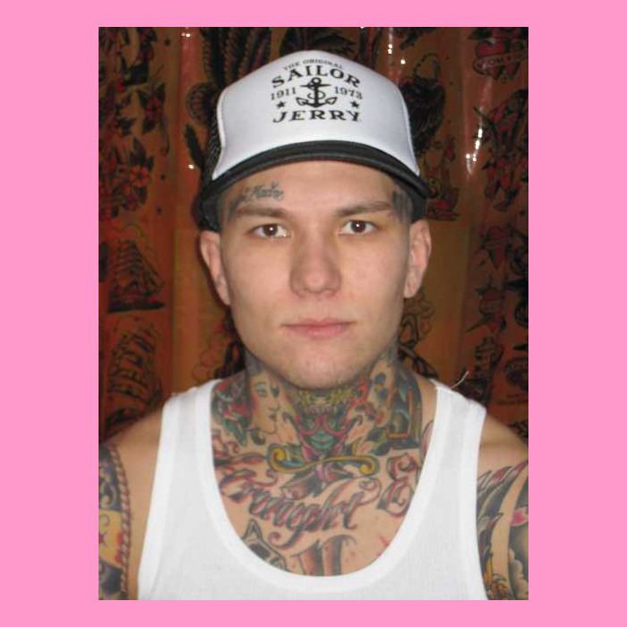 Sailor Jerry Trucker Cap, Black/White Garageland