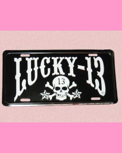 Skull Stars License Plate