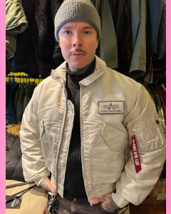 Alpha CWU-45 Flight Jacket, Stone