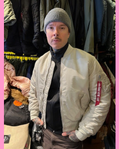 Alpha MA-1 Flight Jacket, Stone