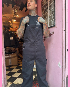 Dickies Loose Bib Overall, Black Canvas
