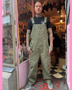 Dickies Loose Bib Overall, Military Green