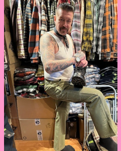 Military Green Dickies Double Knee Carpenter Pants