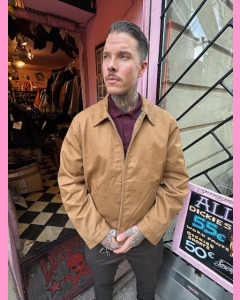Brown Duck Dickies Lined Eisenhower Jacket