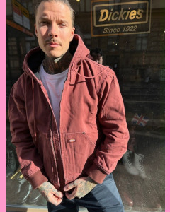 Washed Andorra Dickies Hooded Canvas Lined Hilham Jacket