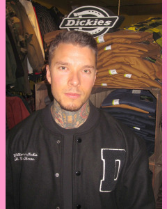 Black Dickies Nevisdale Varsity Jacket