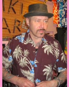 Burgundy Atlanta Hawaiian Shirt