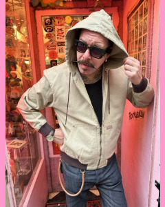Dickies Hooded Duck Sherpa Jacket, Desert Sand 
