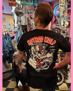 Lucky 13 Hot Rod Wolf T-Shirt