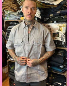 Ultimate Grey Dickies Short Sleeve Work Shirt