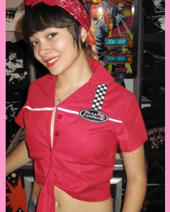 Red Miss Fortune Racer Girl Top