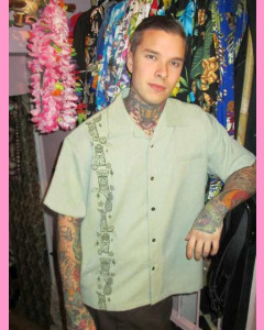Sage Tiki Oasis Shirt