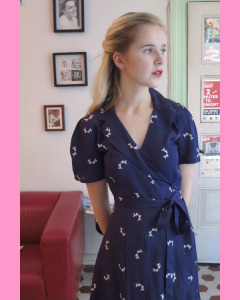 Blue Doggy The Seamstress of Bloomsbury Peggy Dress